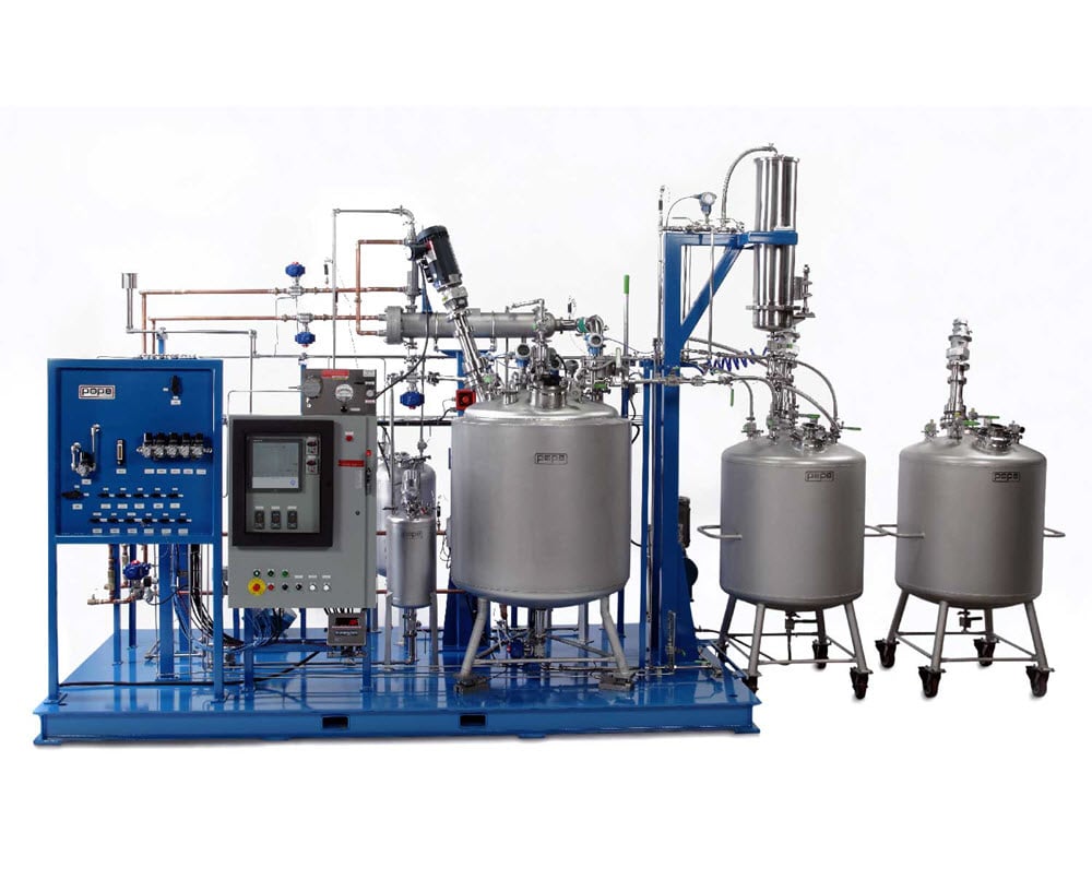 reaction absorption evaporation system synthetic cannabinoid production