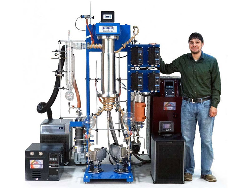 Pope 6″ Wiped-Film Molecular Distillation Package Pope 6″ Wiped-Film Molecular Distillation Package