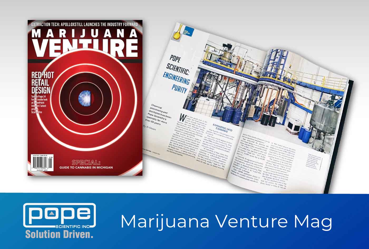 Pope Featured in Marijuana Venture Magazine
